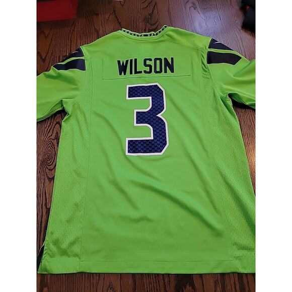 Nike Russell Wilson Seattle Seahawks NFL Football Jersey Mens Size Medium - Picture 1 of 8